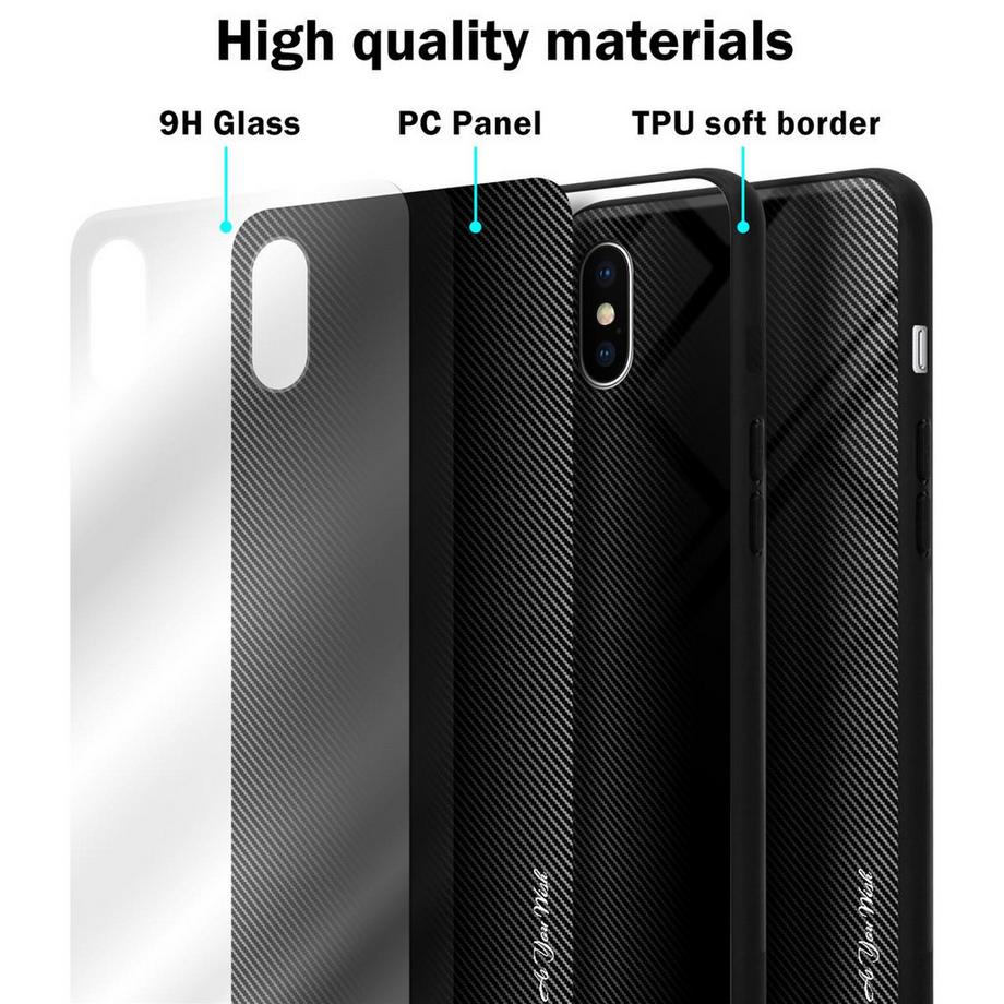 Cadorabo  Hülle für Apple iPhone X / XS Streifen Optik 