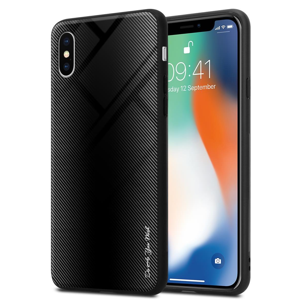 Cadorabo  Hülle für Apple iPhone X / XS Streifen Optik 