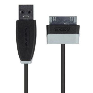 Câble de synchronisation et de charge Samsung 30 broches mâle - USB A mâle 1,00 m noir