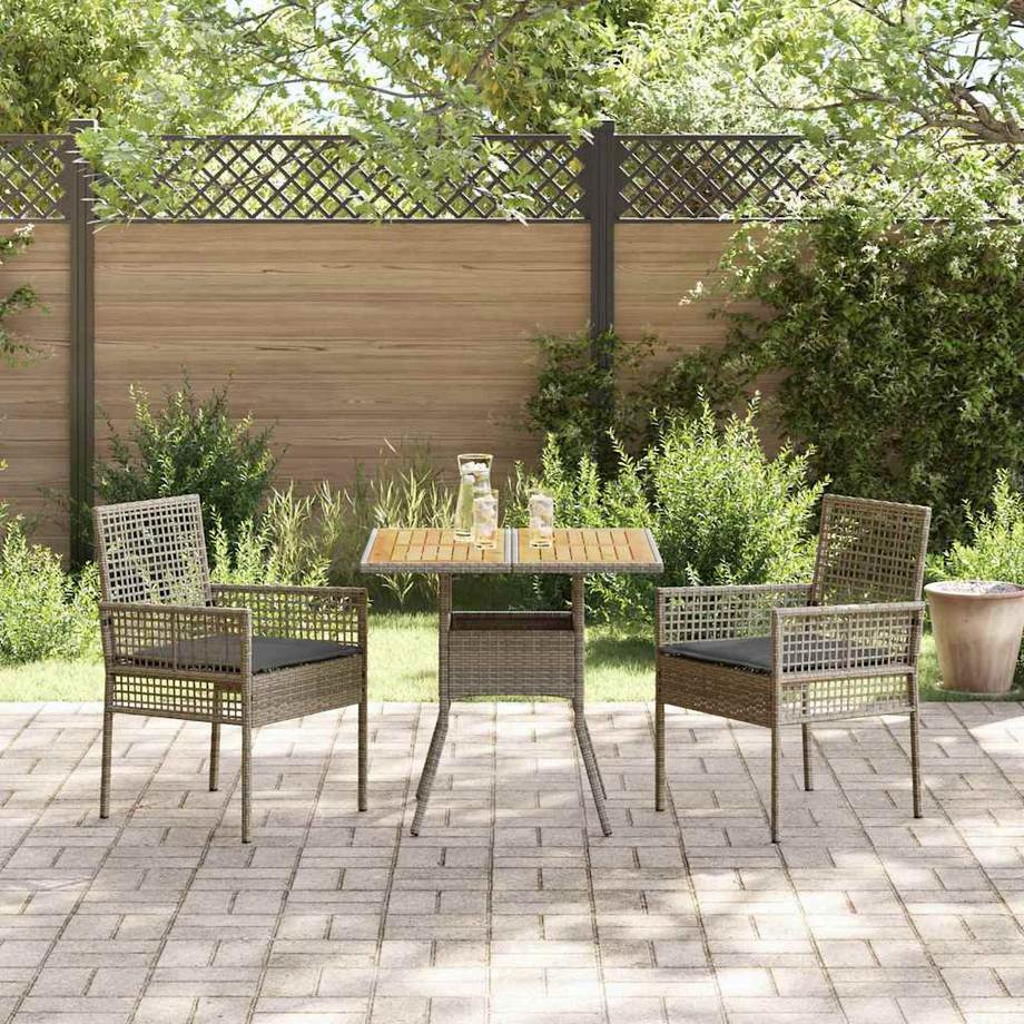 VidaXL Garten essgruppe poly-rattan  
