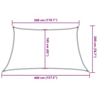 VidaXL Voile solaire  