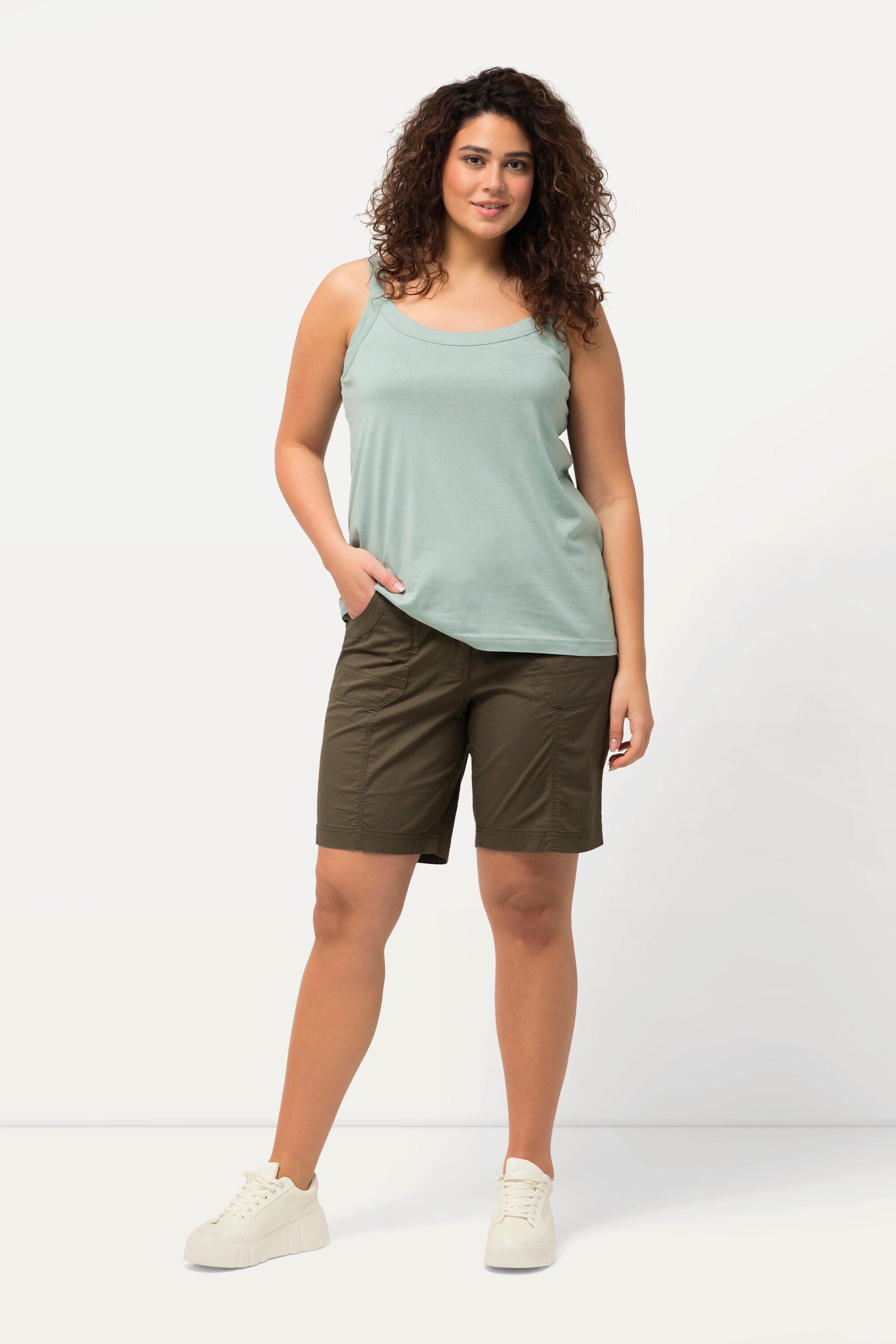 Ulla Popken Cargo Bermuda Komfortbund 4-Pocket-Schnitt  