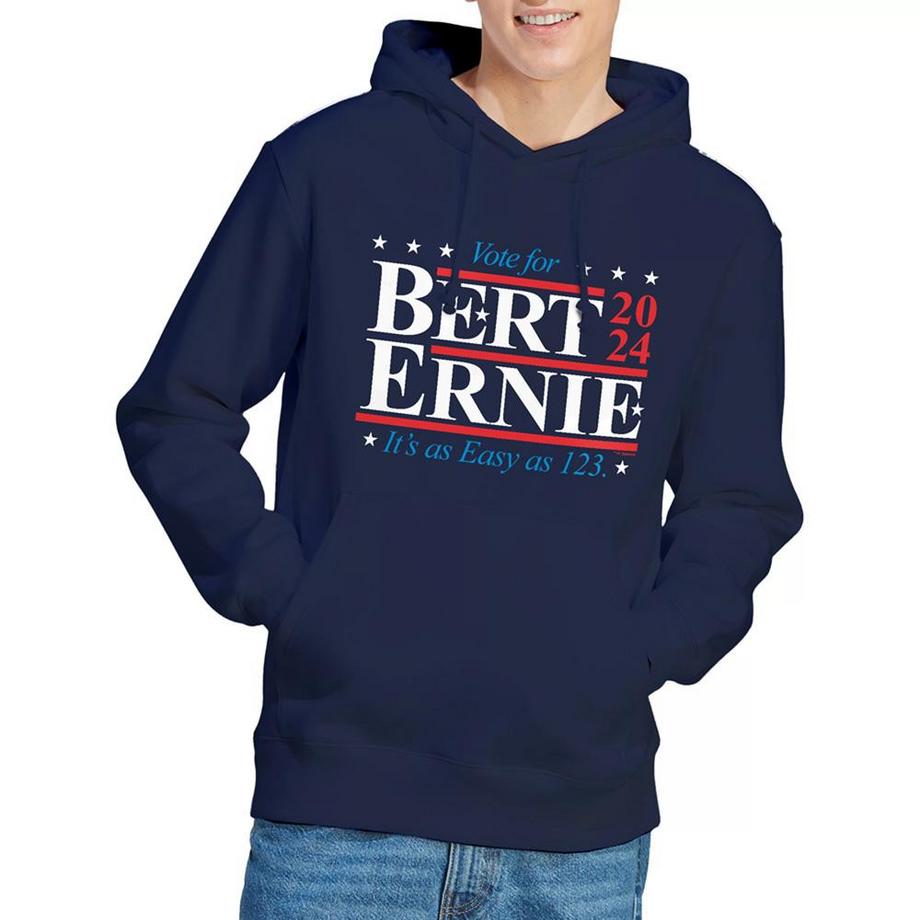 Sesame Street Sweat À Capuche Bert Ernie For President Vote  