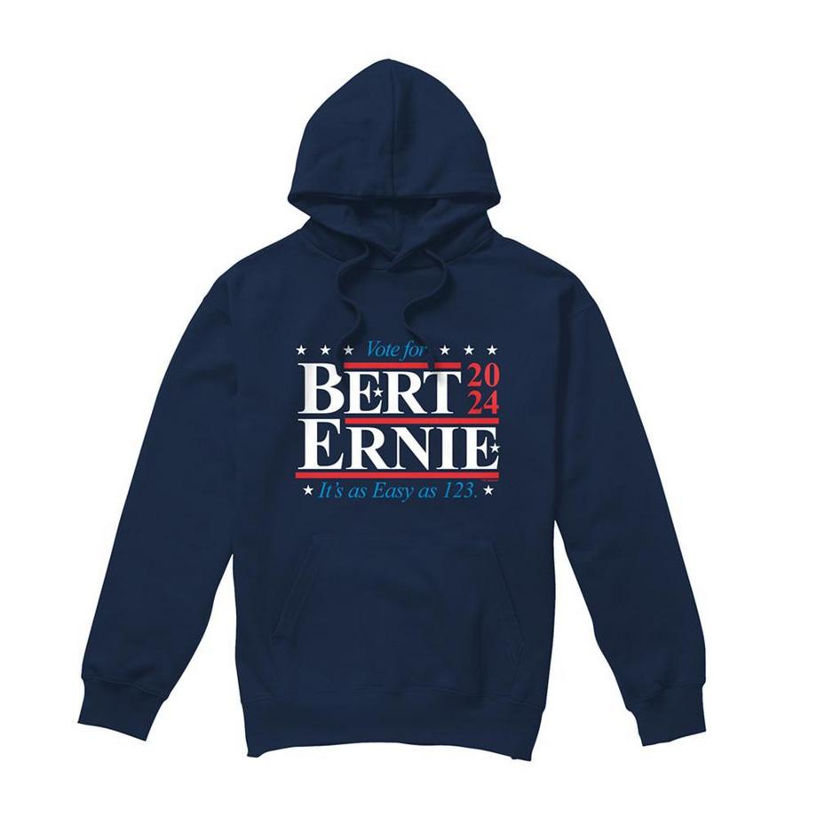 Sweat À Capuche Bert Ernie For President Vote