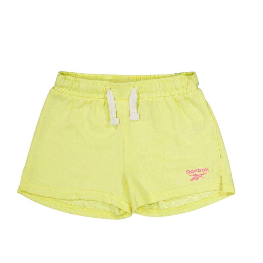 Reebok  Pantaloncini Striscia Laterale Misto Cotone Misura Ragazze (Confezione da due) 
