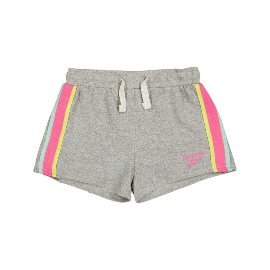 Reebok  Pantaloncini Striscia Laterale Misto Cotone Misura Ragazze (Confezione da due) 
