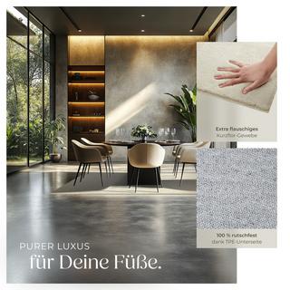 Tectake Kurzflorteppich Soft Zone verschiedene Größen und Farben flauschige Oberfläche  