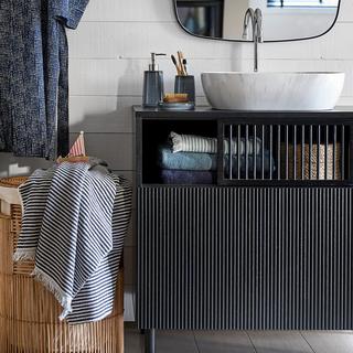 La Redoute Intérieurs Maxi-Badetuch Malo aus gestreiftem Frottee  