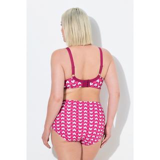 Ulla Popken Reggiseno con Ferretto Cuori Coppe Morbide  