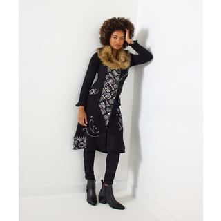 Joe Browns Strickjacke mit Kunstfellkragen  