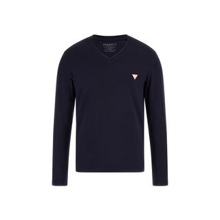 GUESS Core Langarm V-Ausschnitt T-Shirt  