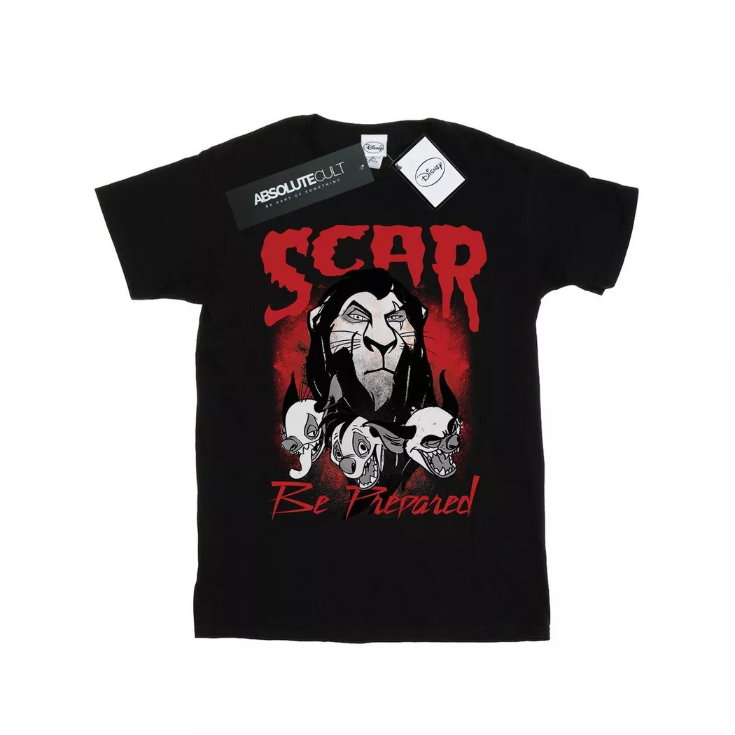 Disney - The Lion King Be Prepared TShirt, für Damen, Schwarz, Größe XL