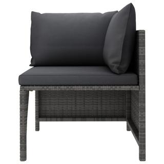 VidaXL Gartensofa poly-rattan  