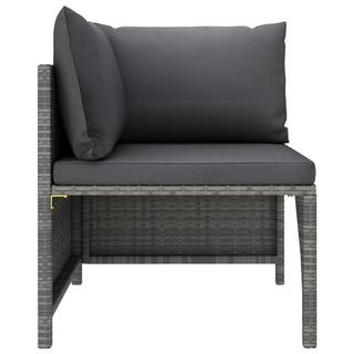VidaXL Gartensofa poly-rattan  