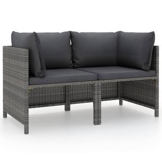 VidaXL Sofa de jardin rotin synthétique  