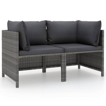 Sofa de jardin rotin synthétique