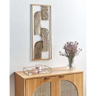 Beliani Wandobjekt aus Eisen Industriell THULIUM  