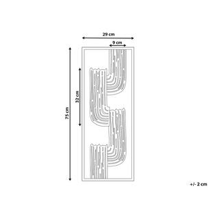 Beliani Decorazione da parete en Ferro Industriale THULIUM  
