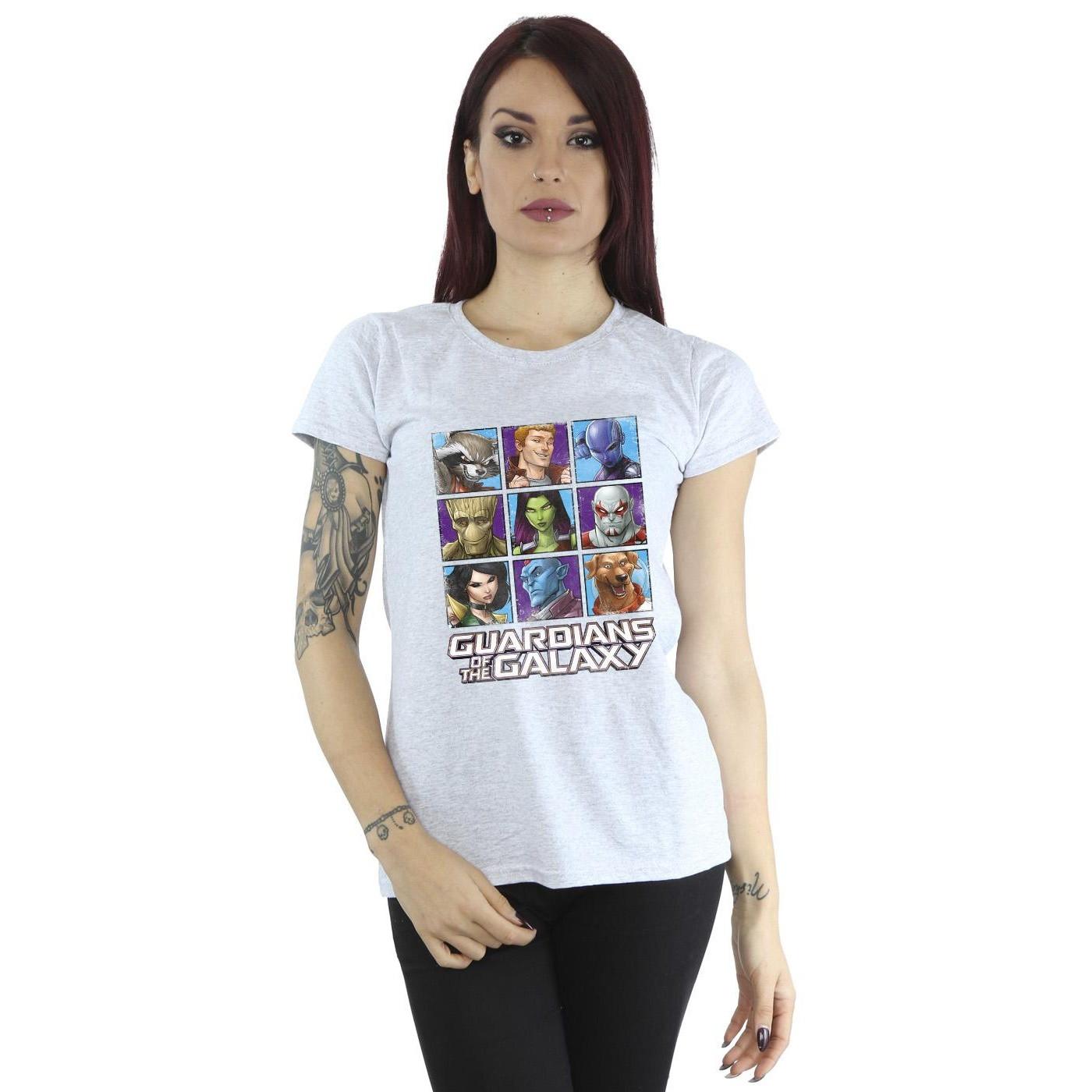Guardians Of The Galaxy Guardians of the Galaxy Character Grid T-Shirt  