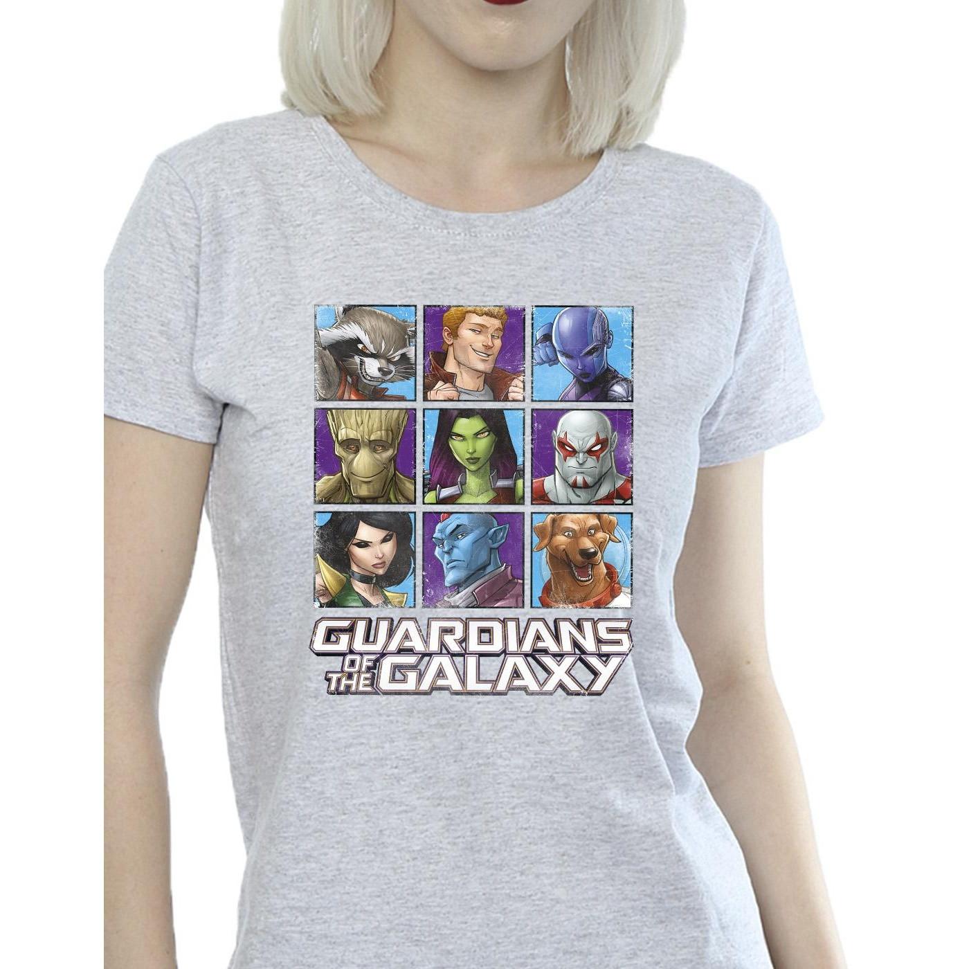 Guardians Of The Galaxy Guardians of the Galaxy Character Grid T-Shirt  