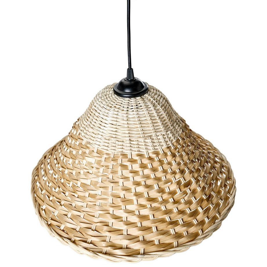 Beliani Lampe suspension en Bambou Scandinave GUAMANI  