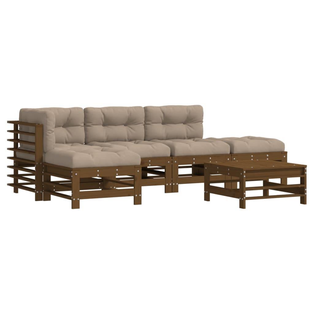 VidaXL Garten lounge set holz  