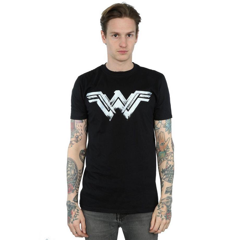 DC COMICS Wonder Woman Distressed Logo T-Shirt  