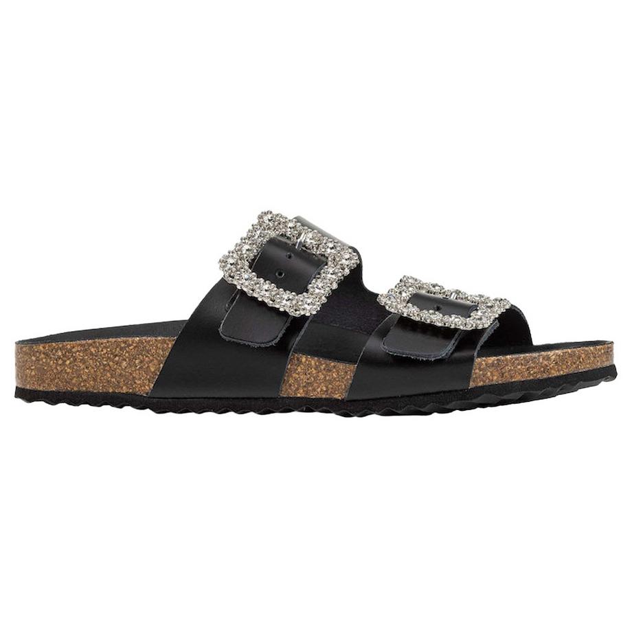 GEOX Brionia R Sandalen aus genarbtem Leder  