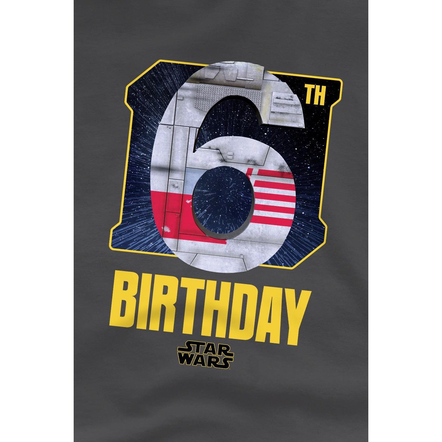 STAR WARS  TShirt  6 Geburtstag 