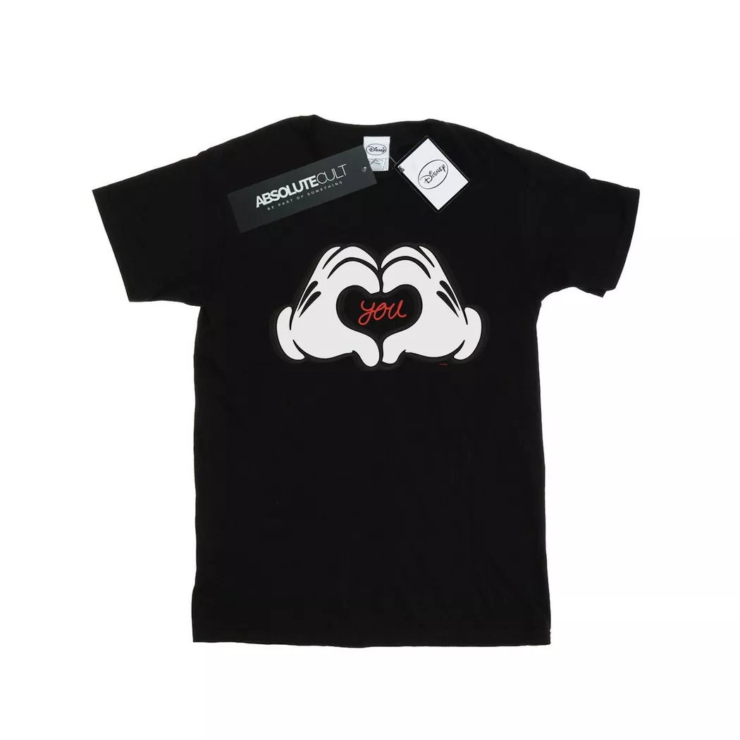 Disney - Loves You TShirt, für Damen, Schwarz, Größe S