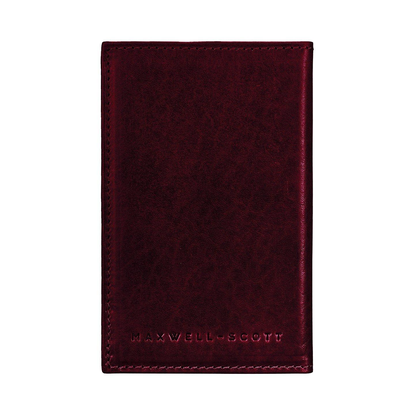 Maxwell Scott  Caldana Medium - Kompaktes Leder Adressbuch 