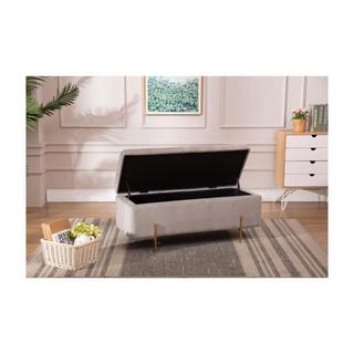 Vente-unique Sitzbank Sitztruhe HERVE Samt  