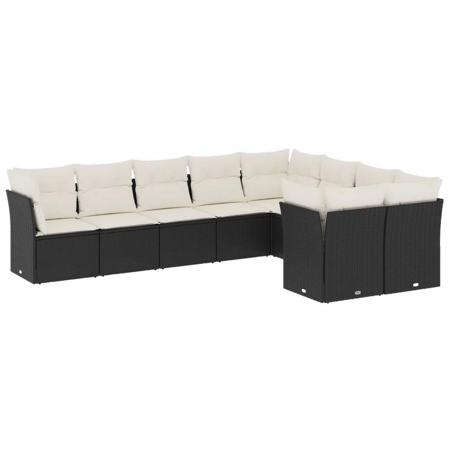 set divano da giardino Polirattan