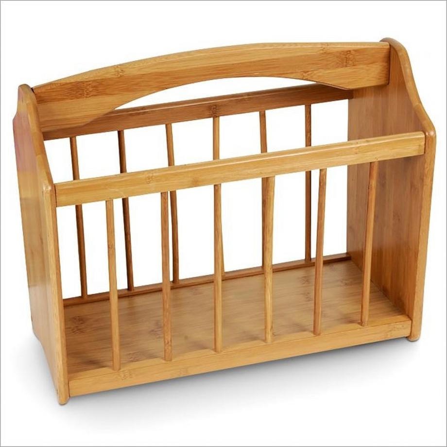 B2X  Zeitungsständer aus Bambus 