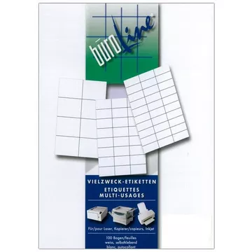 BÜROLINE Etiketten 105x48mm 500030 weiss 1200 Stück