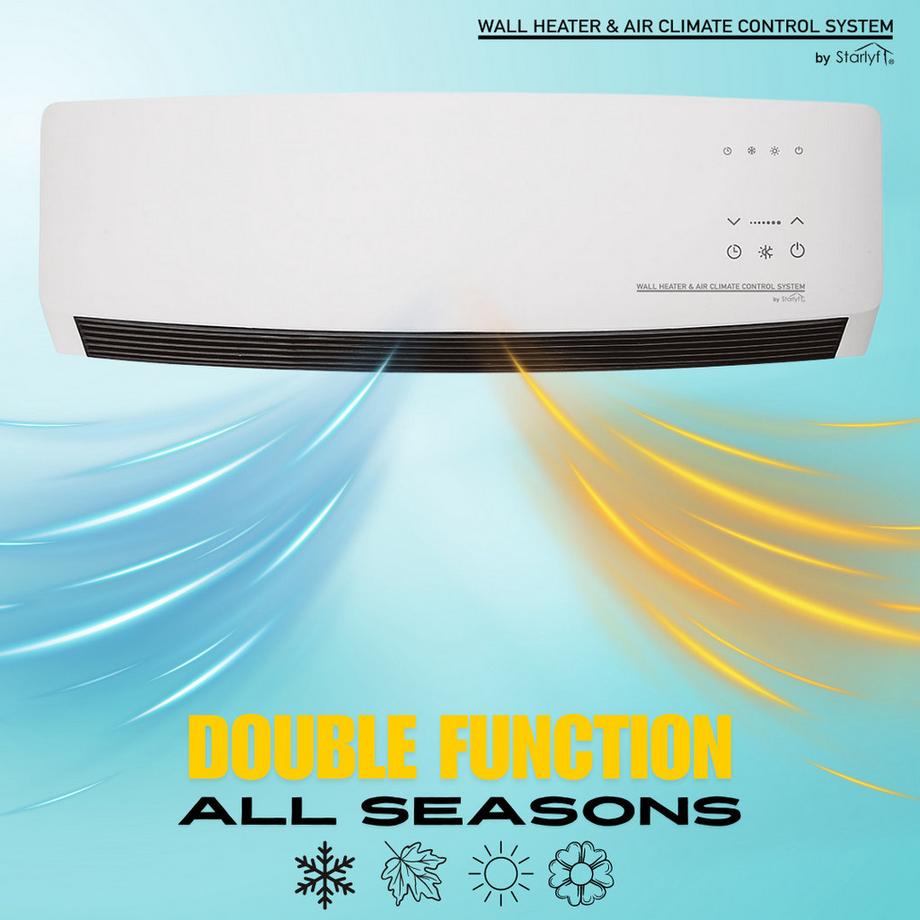 STARLYF STARLYF Climate Control - Wandheizlüfter und Ventilator  