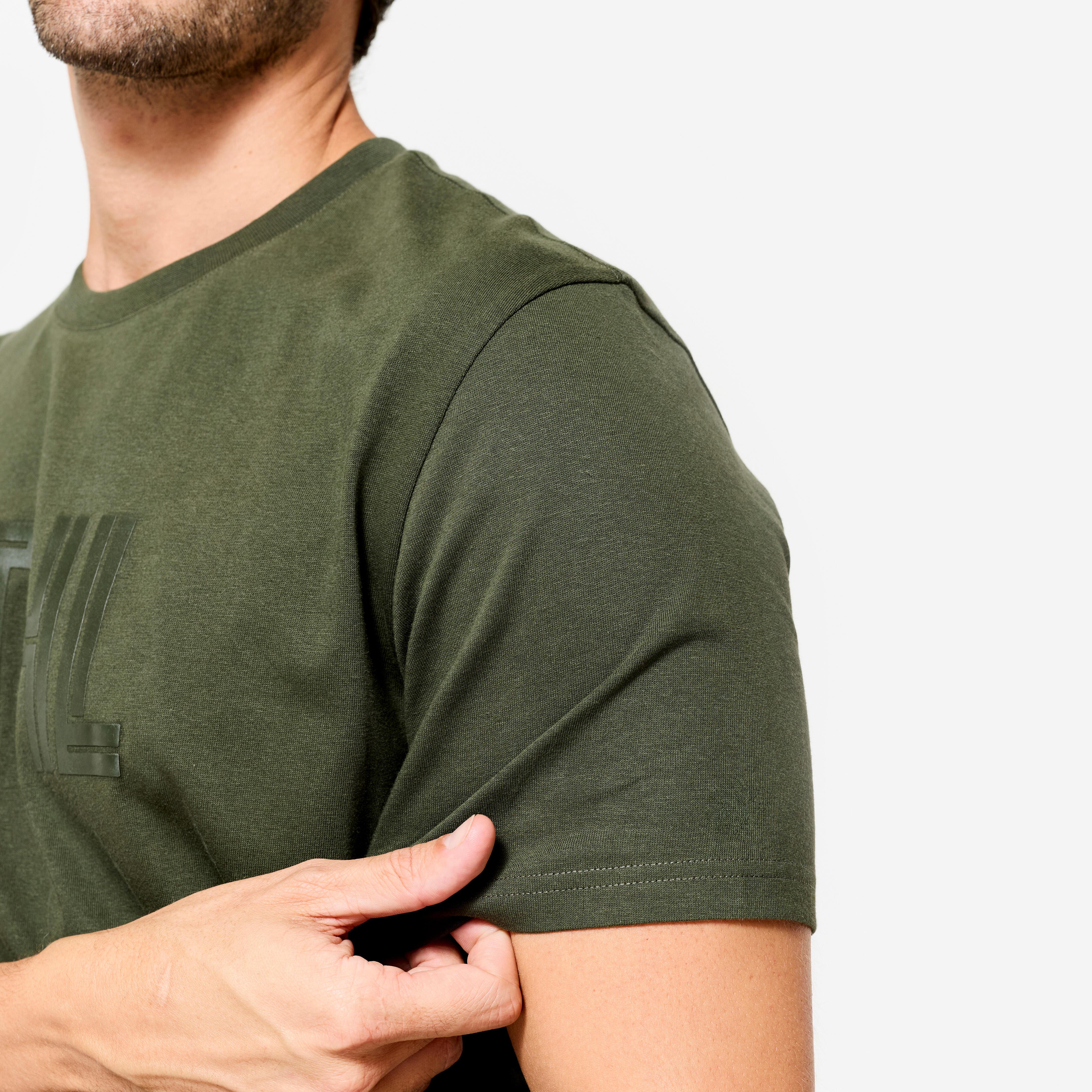 DOMYOS  T-shirt uomo maniche corte regular fit cotone 