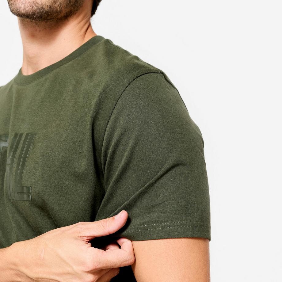 DOMYOS  T-shirt uomo maniche corte regular fit cotone 