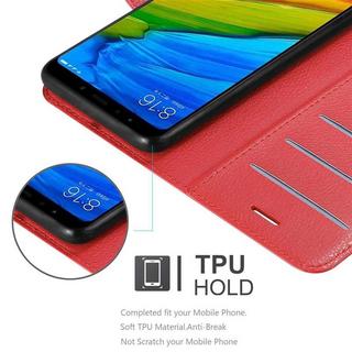 Cadorabo  Housse compatible avec Xiaomi RedMi NOTE 5 - Coque de protection avec fermeture magnétique, fonction de support et compartiment pour carte 