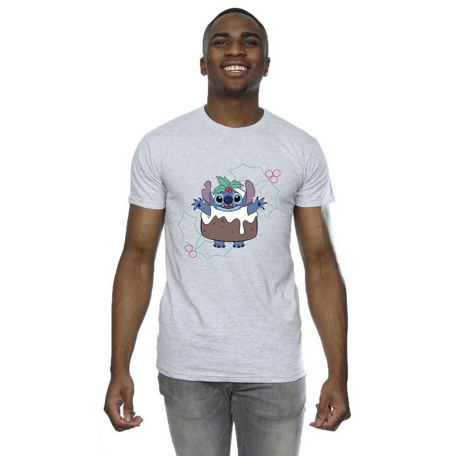 Disney Stitch T-Shirt Pudding de Noël  