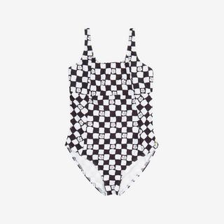 OLAIAN  Badeanzug Mädchen strukturiert verstellbar Polyester 