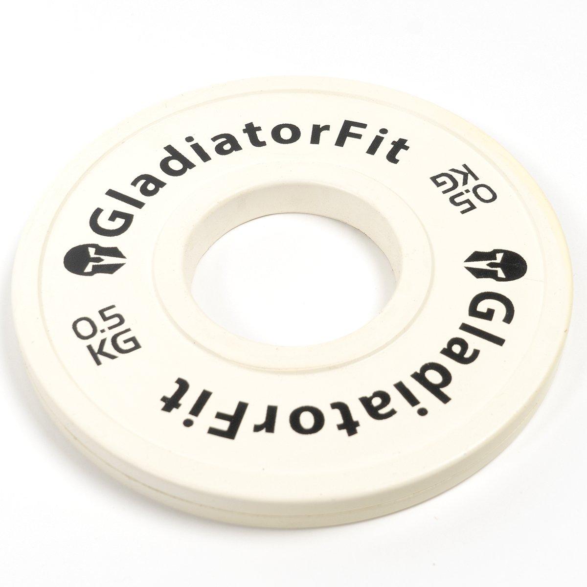 GladiatorFit  Disques fractionnaires en caoutchouc "Fractional Plate" Ø 51mm GladiatorFit (lot de 2) 