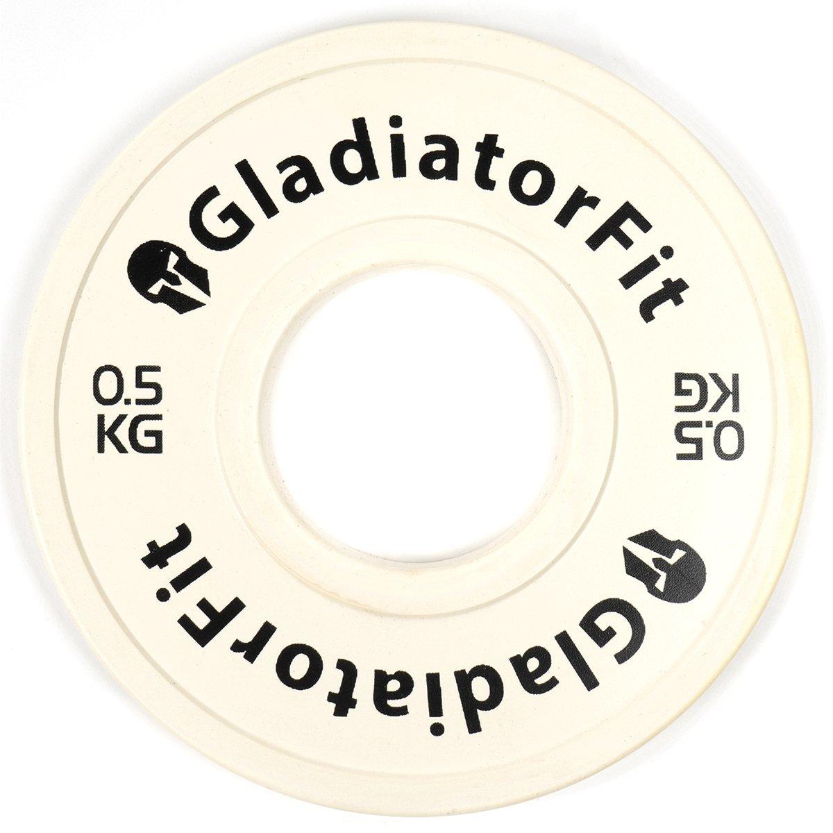 GladiatorFit  Gummi-Fraktionsscheiben "Fractional Plate" Ø 51mm (Satz von 2) 