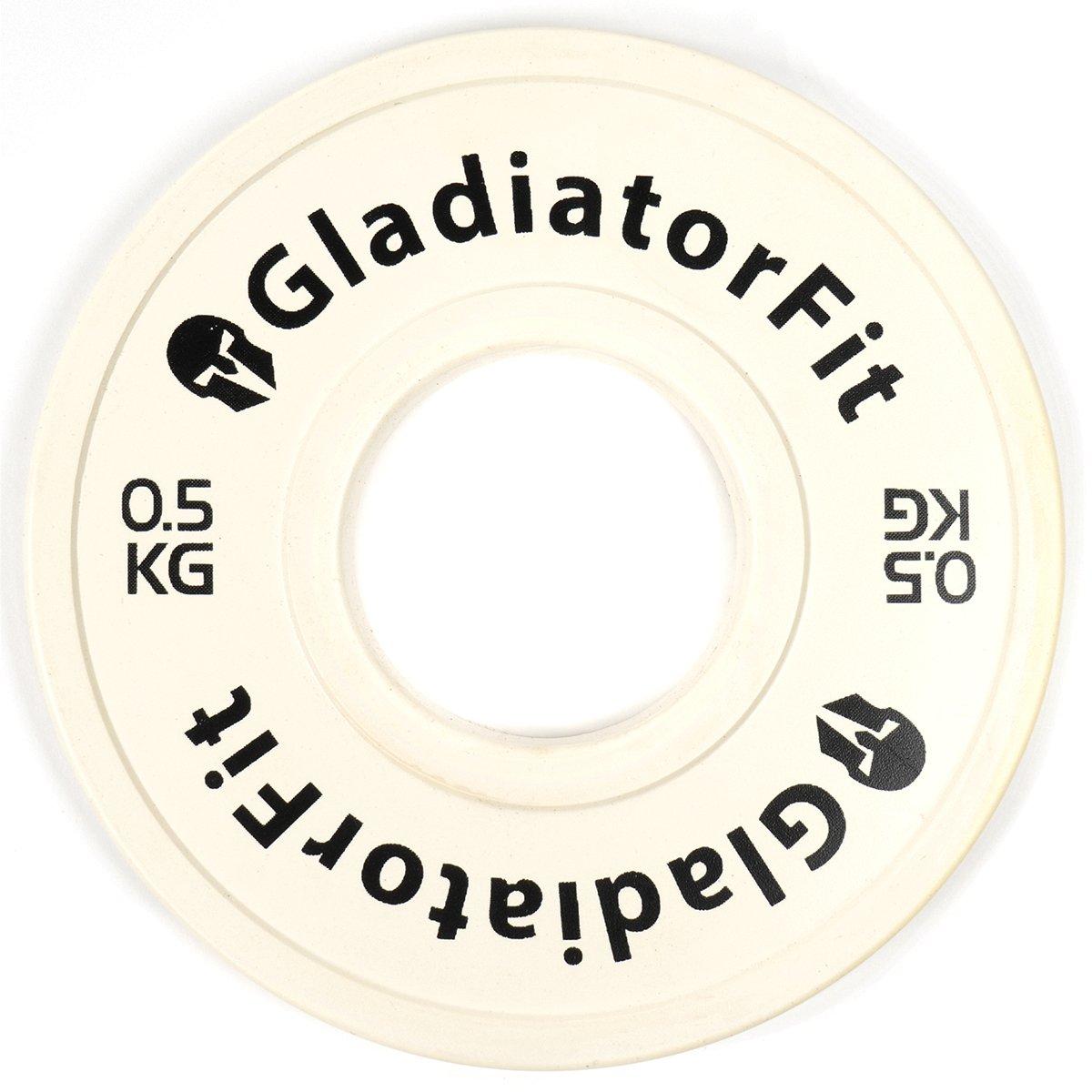 GladiatorFit  Disques fractionnaires en caoutchouc "Fractional Plate" Ø 51mm GladiatorFit (lot de 2) 