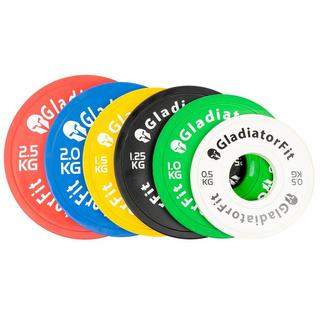 GladiatorFit  Disques fractionnaires en caoutchouc "Fractional Plate" Ø 51mm GladiatorFit (lot de 2) 