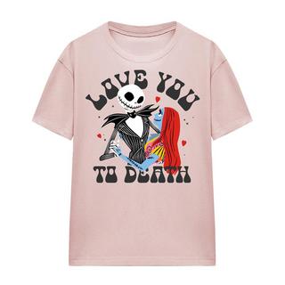 Nightmare Before Christmas Love You To Death T-Shirt Imprimé  