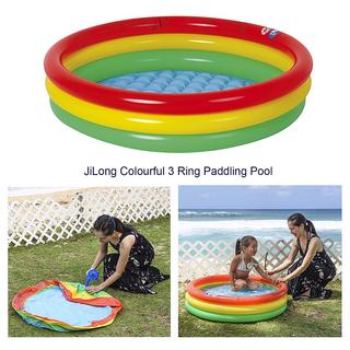 Jilong  Aufblasbarer Kinder Pool (bunt, 100cm × 22cm) 