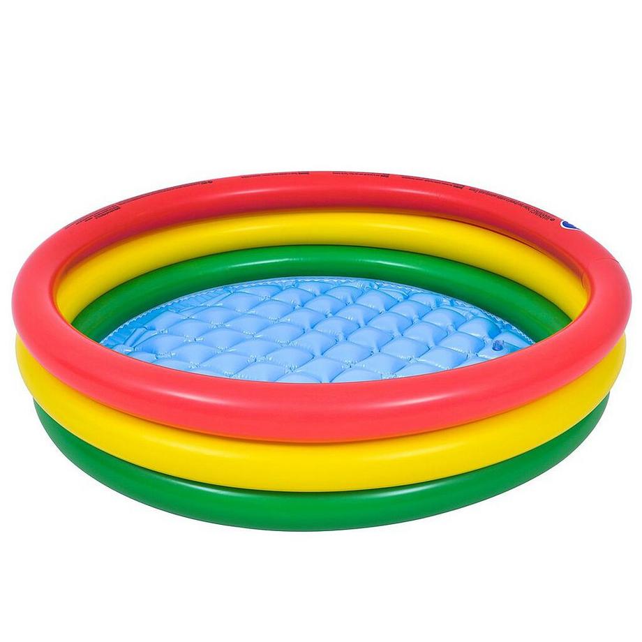 Aufblasbarer Kinder Pool (bunt, 100cm × 22cm)