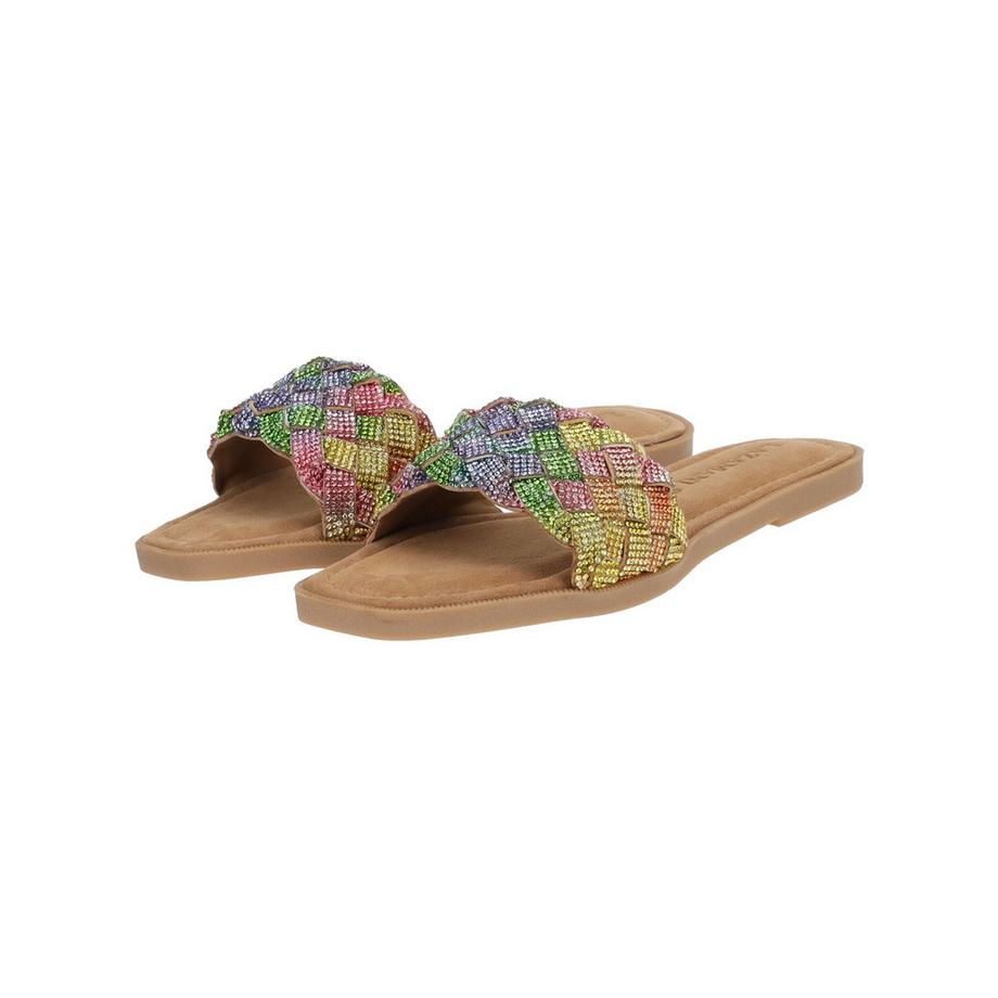 Lazamani Ciabatte 33754 Rhinestone Slides  