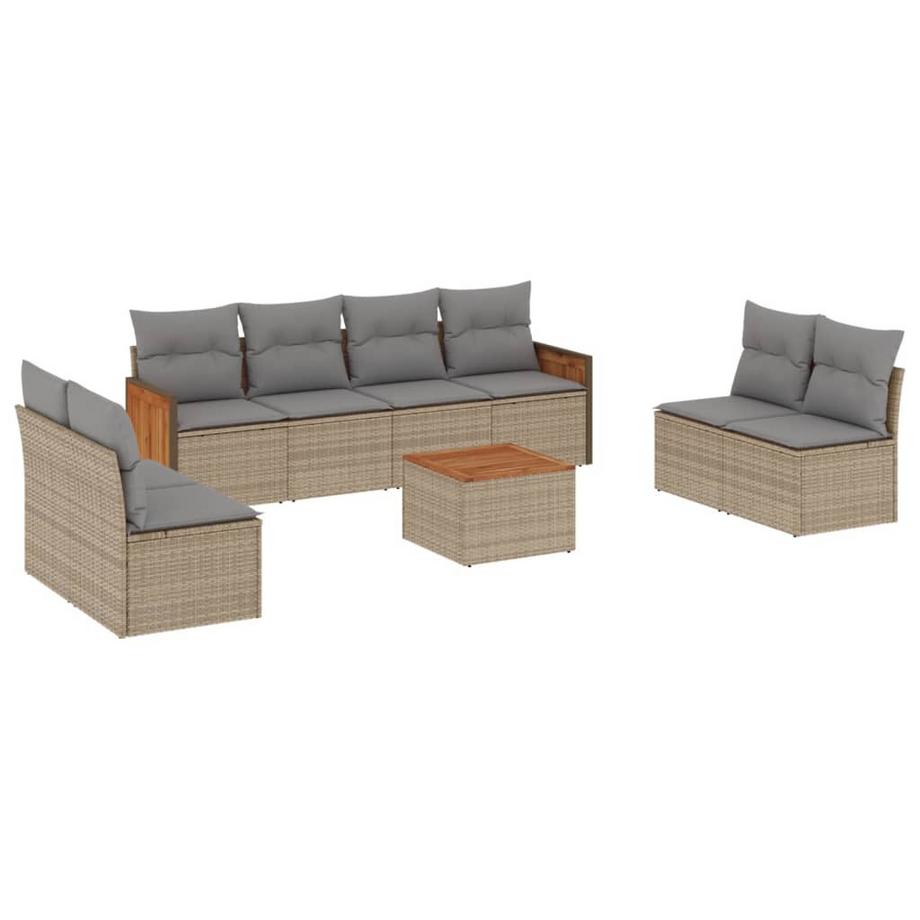 Garten sofagarnitur poly-rattan